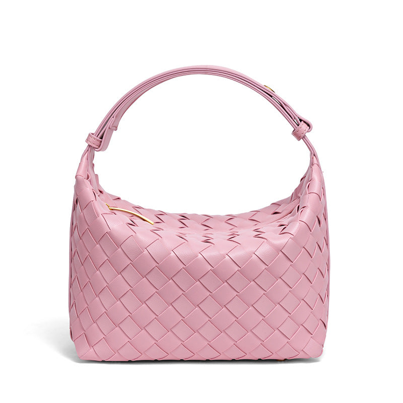 Woven Leather Handbag