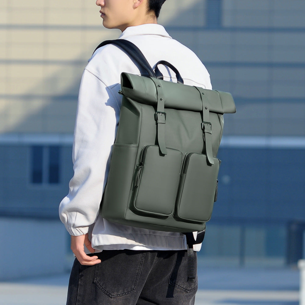 Roll-Top Waterproof Backpack