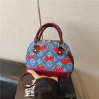 WoEmbroidered Cherry Pattern Handbag