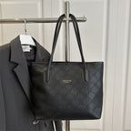 Floral Embossed Tote Bag