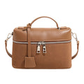 Women's mini shoulder bag with practical compartments