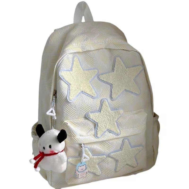 Backpack with Stylish Star Design and Comfortable Carrying System