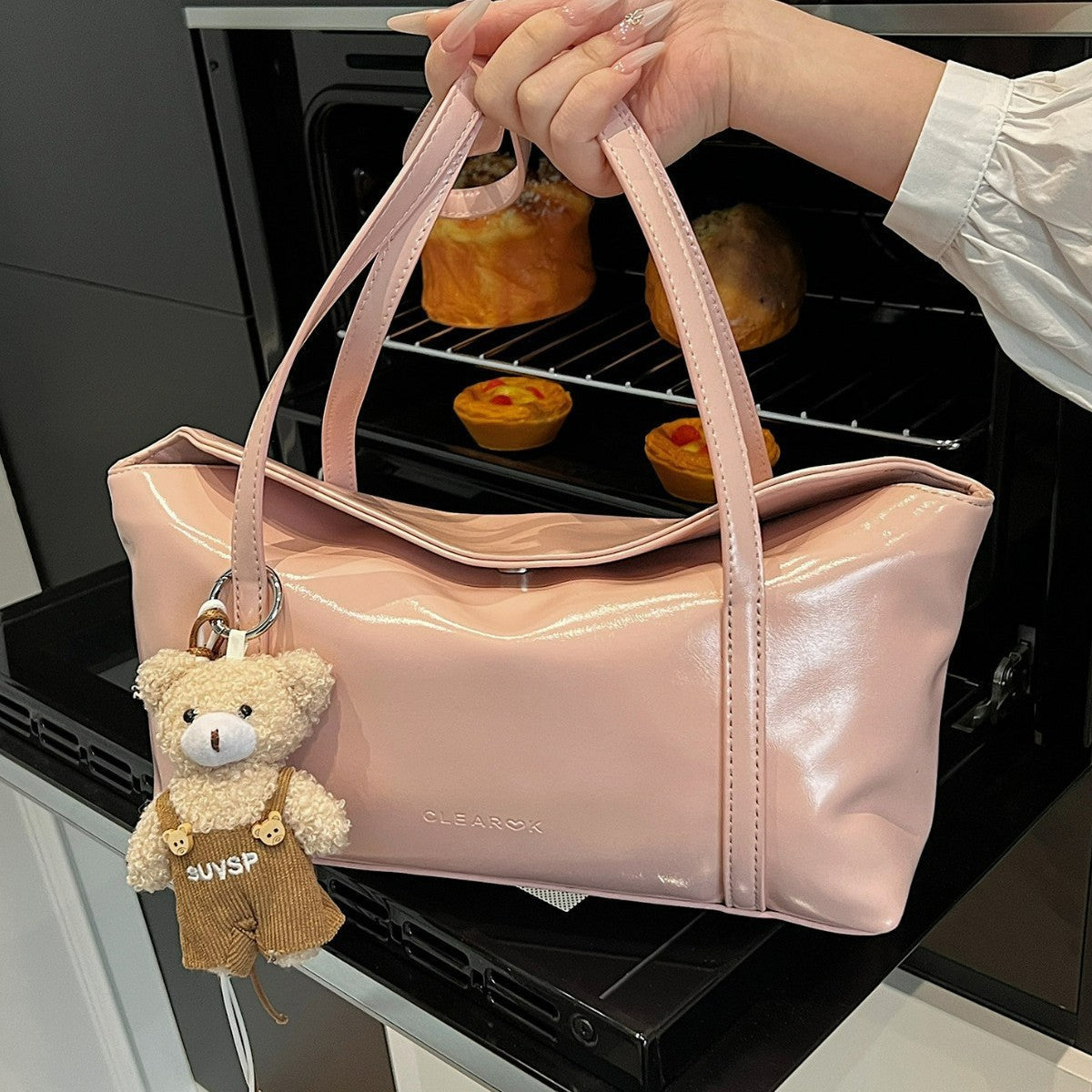 Women high-quality Tote Bag-https://detail.1688.com/offer/996204664604.html-Calm Wears-Black-Size: without pendant-Calm Wears