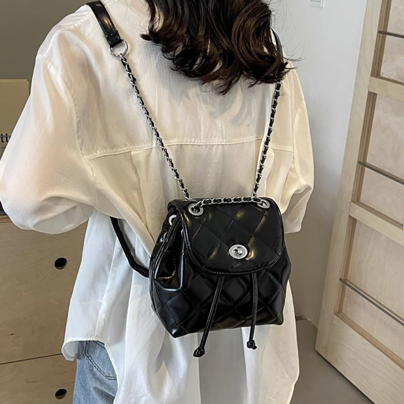 Stylish Quilted Mini Backpack