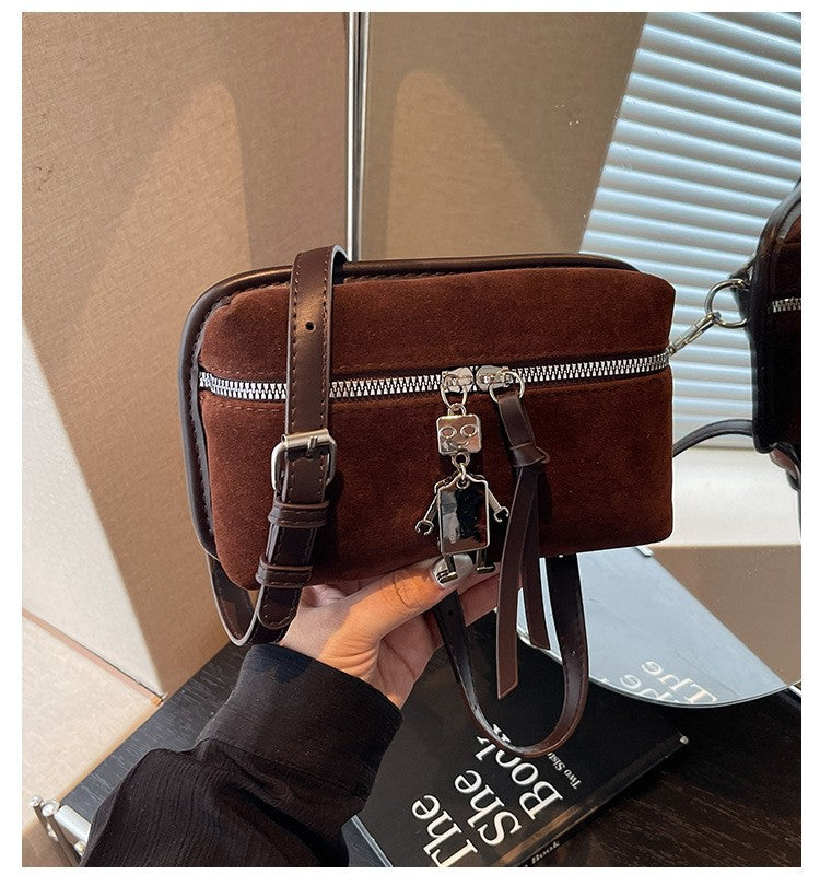 Women's practical shoulder bag made of high-quality suede leather-https://detail.1688.com/offer/974044430038.html-Calm Wears-Braun-nothing-Calm Wears