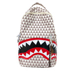 Backpack with Unique Shark Motif