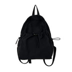 Leisure backpack with innovative drawstring and comfortable carrying system