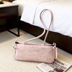 WoStar-Patterned Compact Shoulder Bag