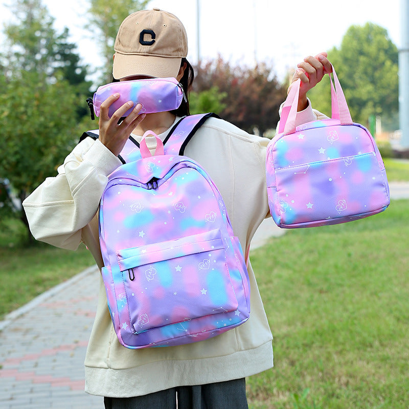 Colorful Multi-Piece Backpack Set