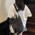 Multifunctional Casual Crossbody Backpack