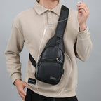 Multi-Compartment Stylish Sling Bag