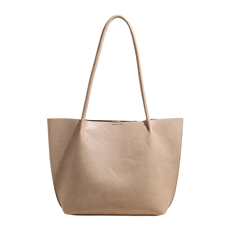 Ladies elegant Glamour Tote-Bag made of high-quality leather-https://detail.1688.com/offer/1027108156154.html-Calm Wears-Khaki-Size: With pendant-Calm Wears