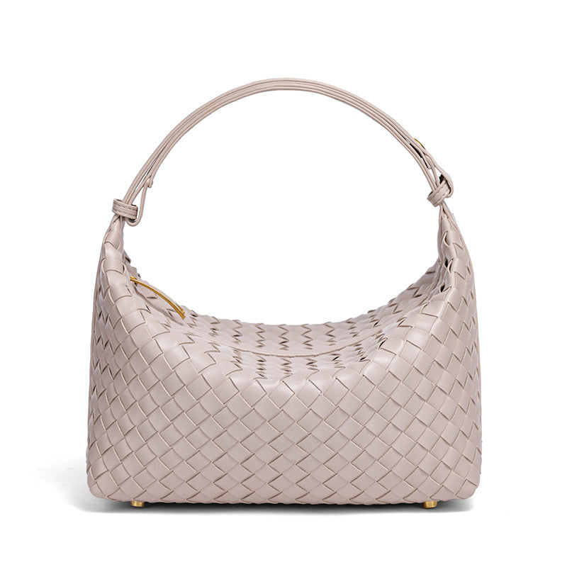 Woven Leather Handbag