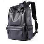 Sleek Faux Leather Backpack