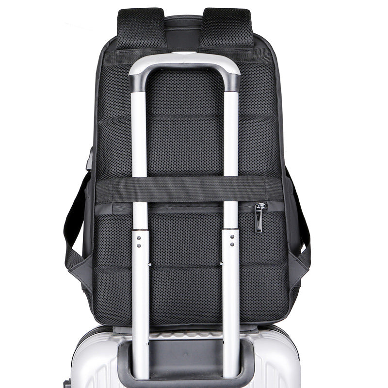 Tech-Enhanced Multi-Compartment Backpack