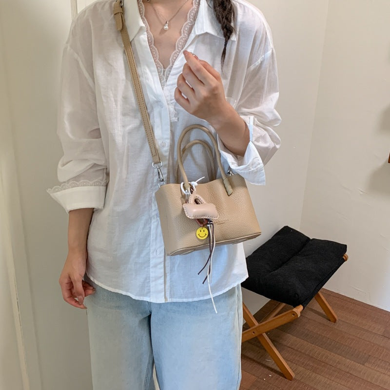 Women Mini-Handbag with fashionable drawstring-https://detail.1688.com/offer/1060202750933.html-Calm Wears-Khaki-nothing-Calm Wears