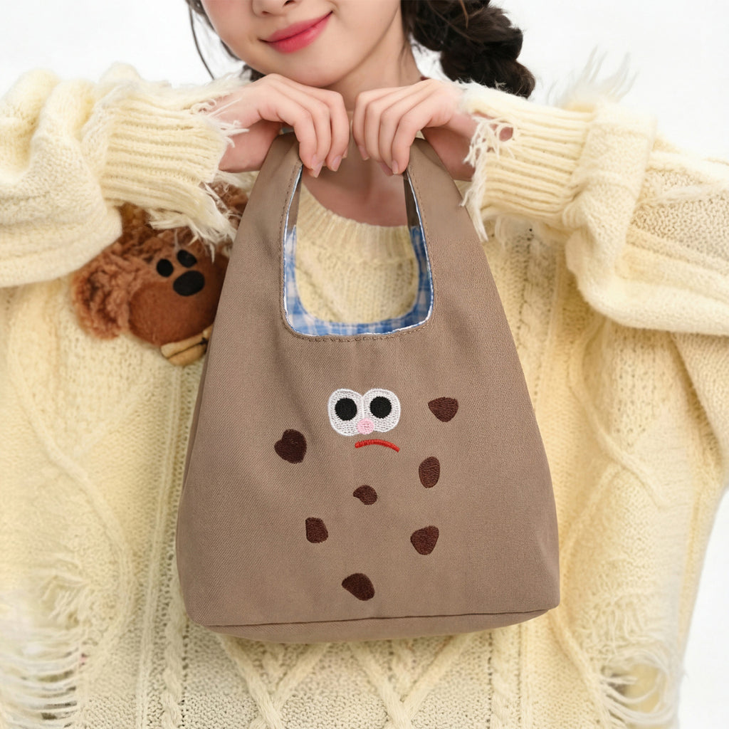 Fun Cartoon Cookie-Shaped Mini Bag