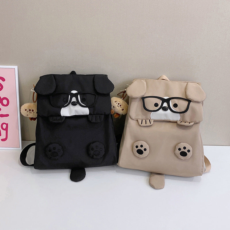 Backpack in Creative Dog Design with Funny Details