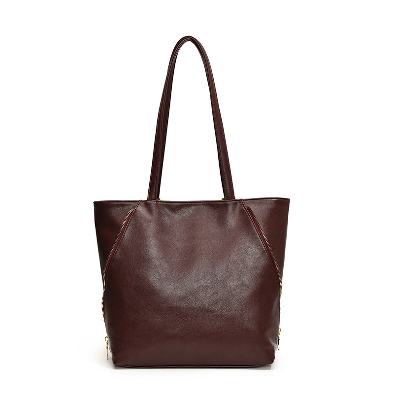 Elegant Faux Leather Tote Bag
