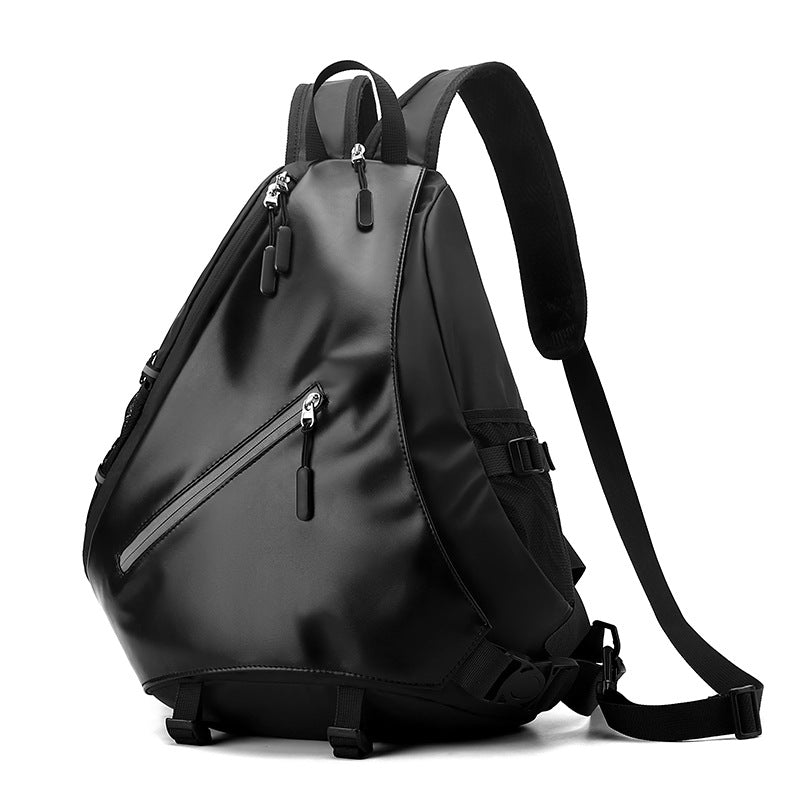Unique Triangular Design Sling Backpack
