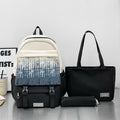 Multi-Pocket Travel Backpack Set