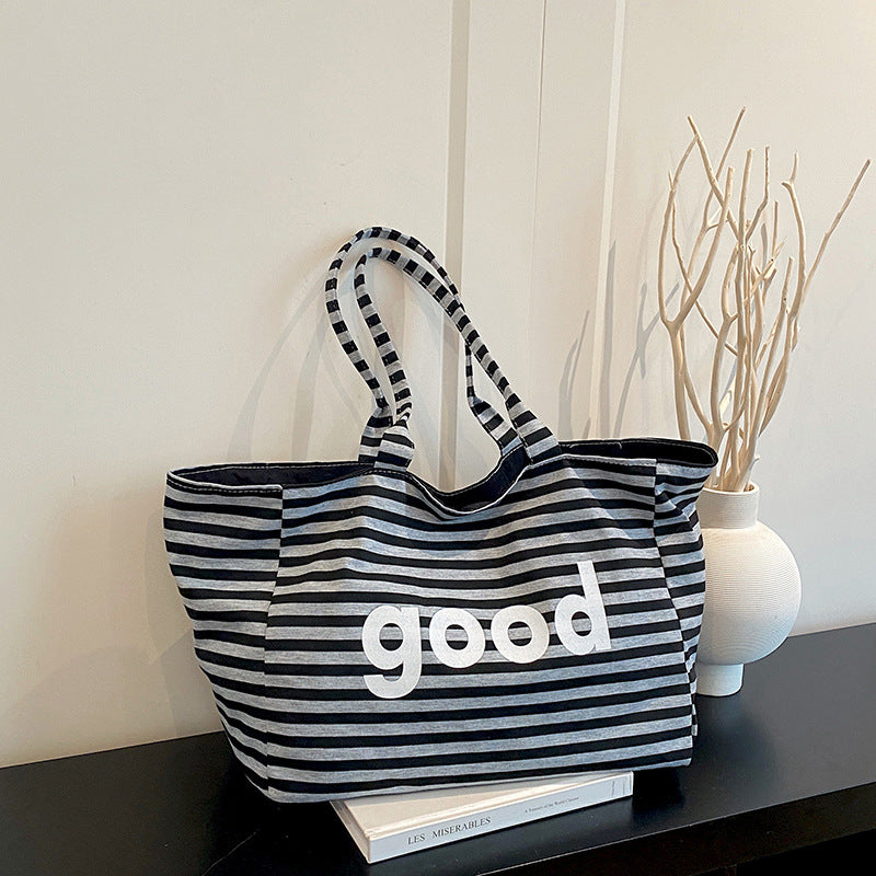 WoSpacious Canvas Beach Tote Bag
