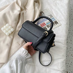 Ladies elegant shoulder bag with detachable carrying strap