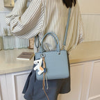Women's mini bag with animal charm and modern crocodile look