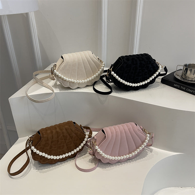 Elegant Shell-Shaped Crossbody Bag