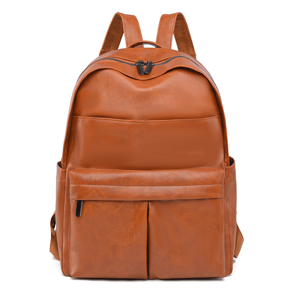 Premium Leather Laptop Backpack Calm Wears