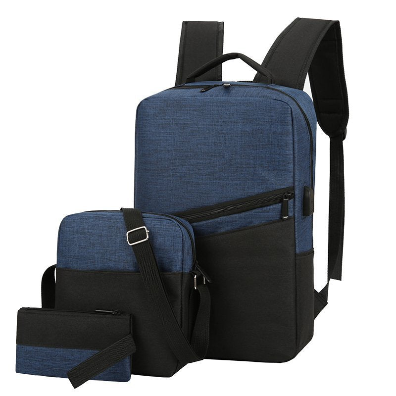 Three-Piece Versatile Backpack Set Calm Wears