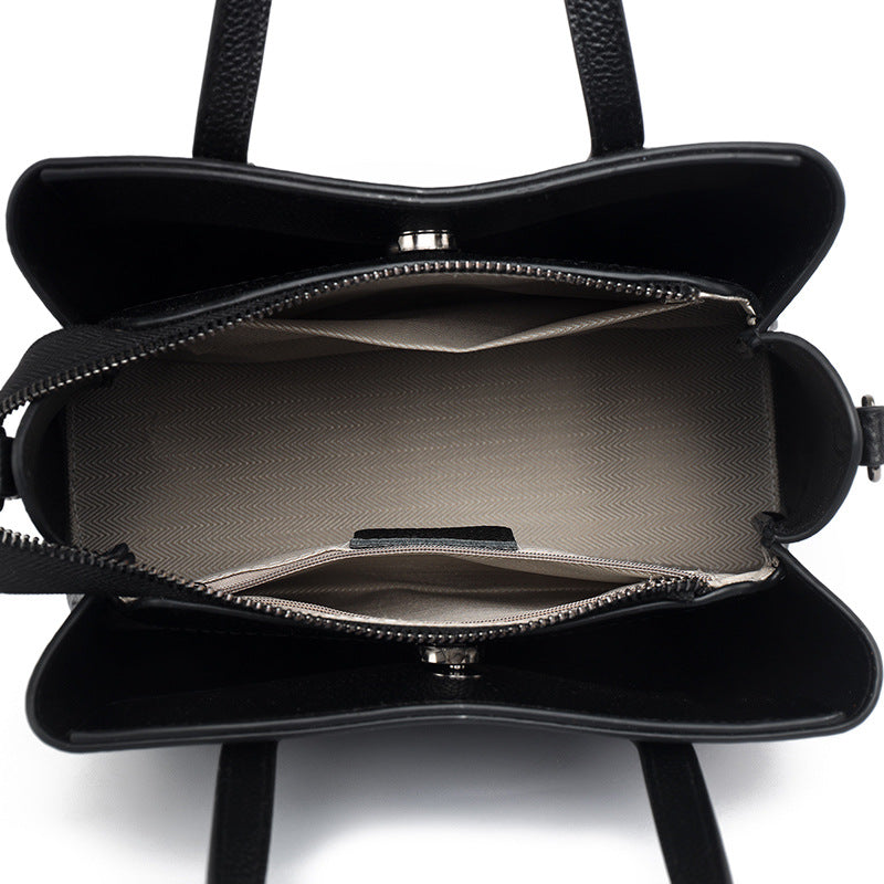 Textured Leather Tote Bag  1785771205