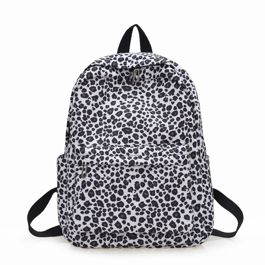 Stylish Backpack in Leopard Print