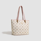 Women's tote bag with elegant horse pattern and sturdy carrying handles-https://detail.1688.com/offer/1041398891181.html-Calm Wears-Rosa-nothing-Calm Wears