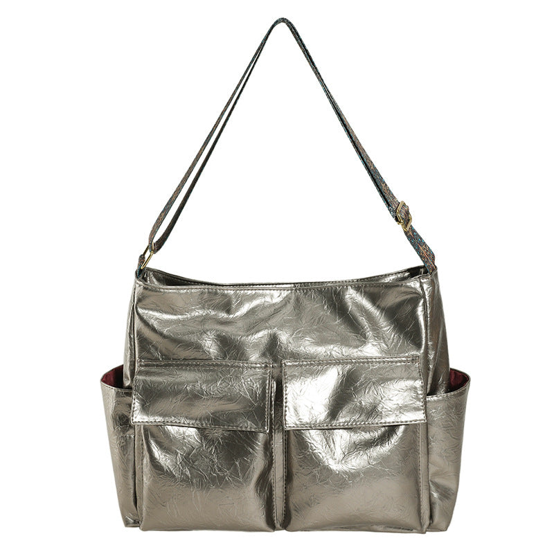 Chic Metallic Handbag Calm Wears