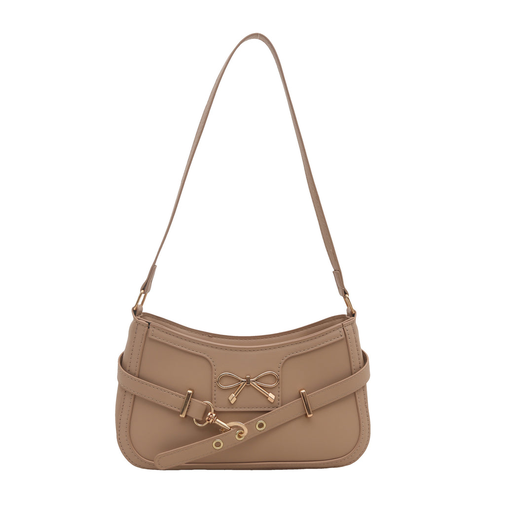 Elegant Bow Detail Crossbody Handbag