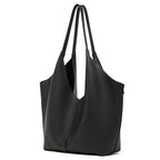 Women's tote bag in modern minimalist design with spacious interior layout-https://detail.1688.com/offer/1004550231165.html-Calm Wears-Black-35-Calm Wears