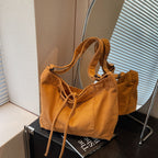 Casual Drawstring Shoulder Bag Calm Wears