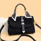 Decorative Scarf Accent Handbag