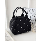 WoQuilted Bow Detail Handbag