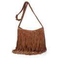 Stylish Fringe Suede Crossbody Bag