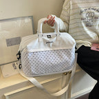 Stylish Polka Dot Travel Tote