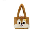 Plush Tote Bag with Animal Face