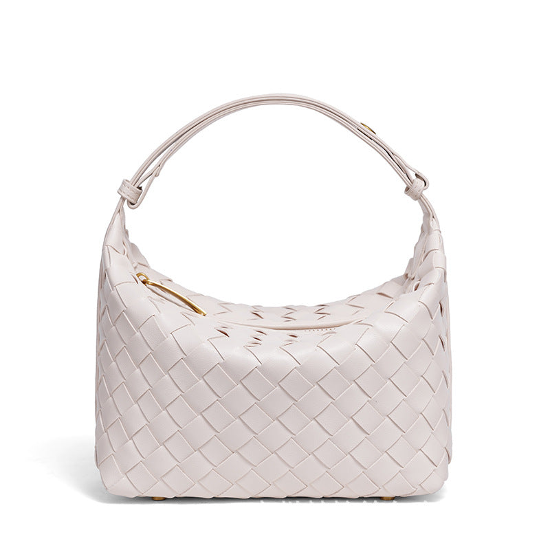 Woven Leather Handbag