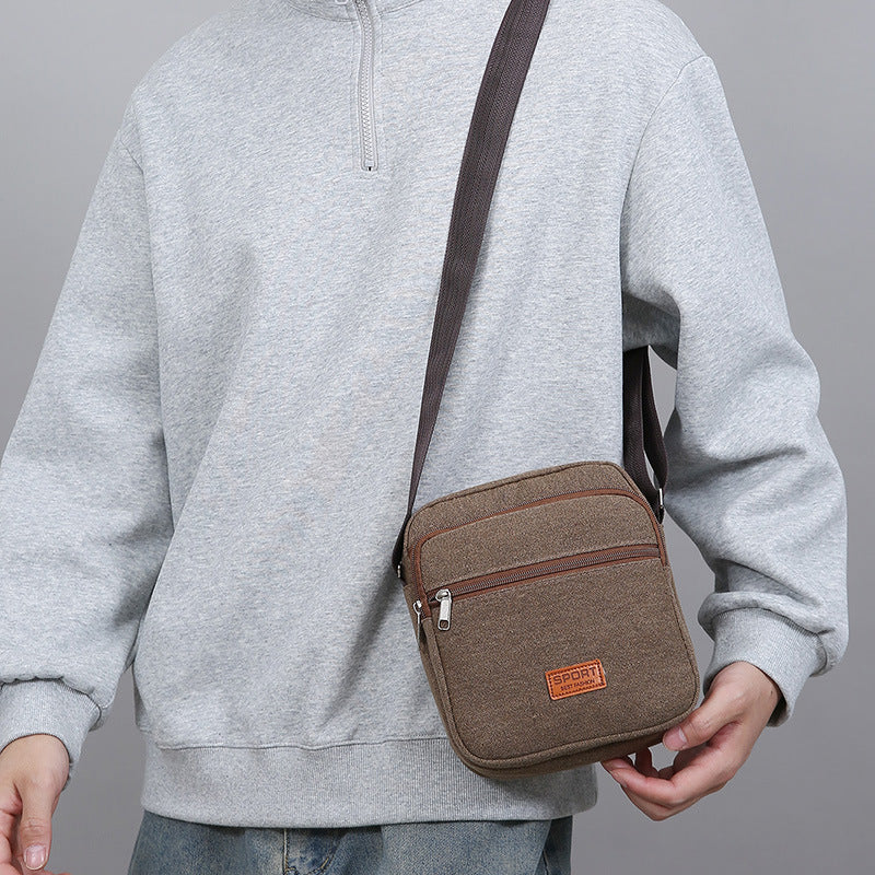 Versatile Canvas Crossbody Bag
