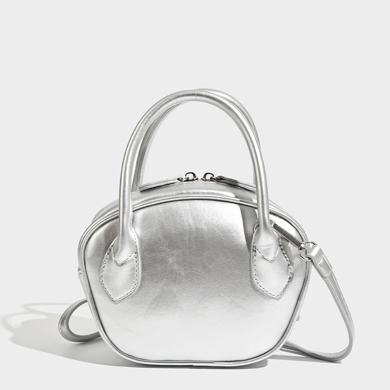 Women's Mini Handbag with Luxurious Leather Accents-https://detail.1688.com/offer/793075235642.html-Calm Wears-Silver-nothing-Calm Wears