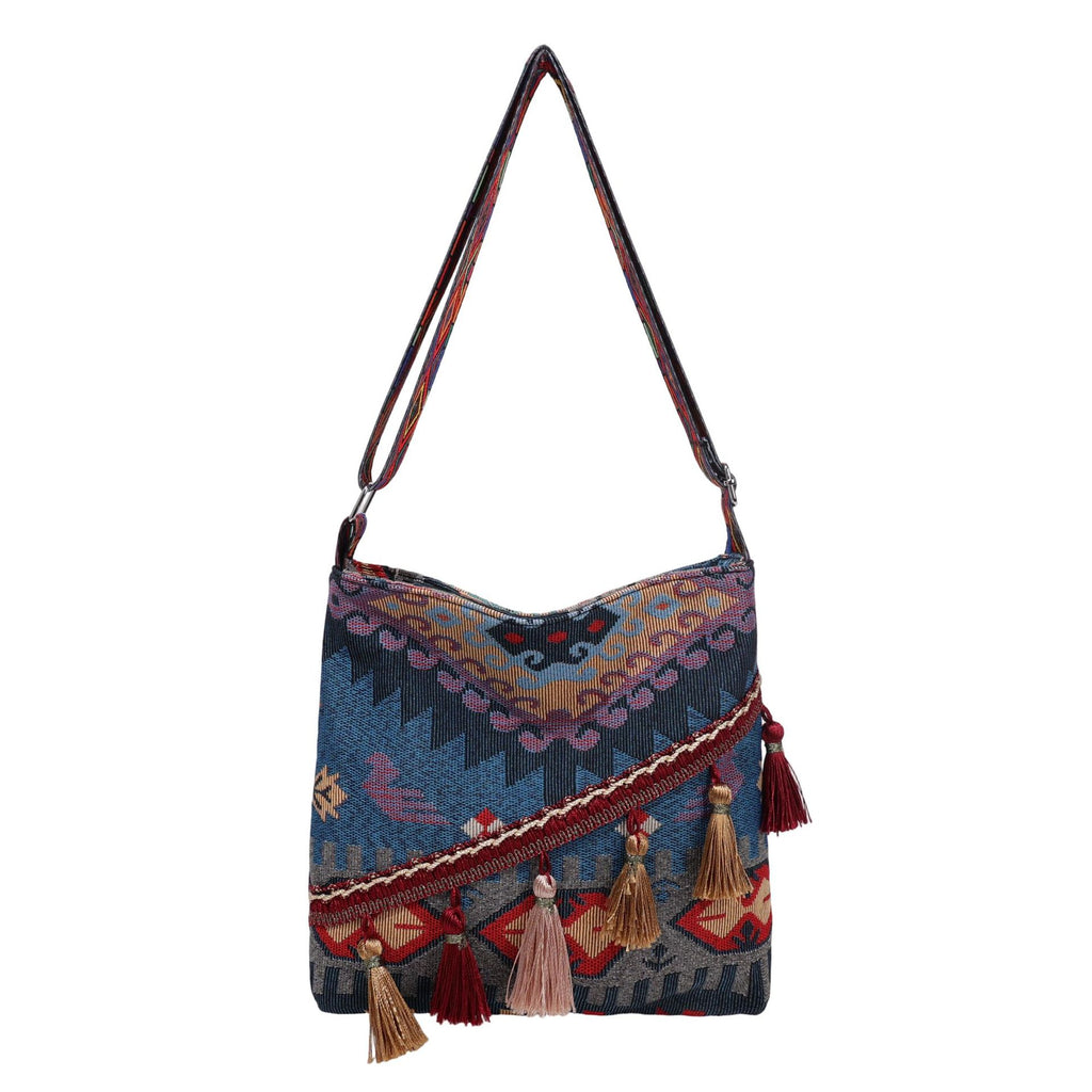 WoBohemian Style Embroidered Shoulder Bag