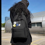 Backpack with Creative Button Design