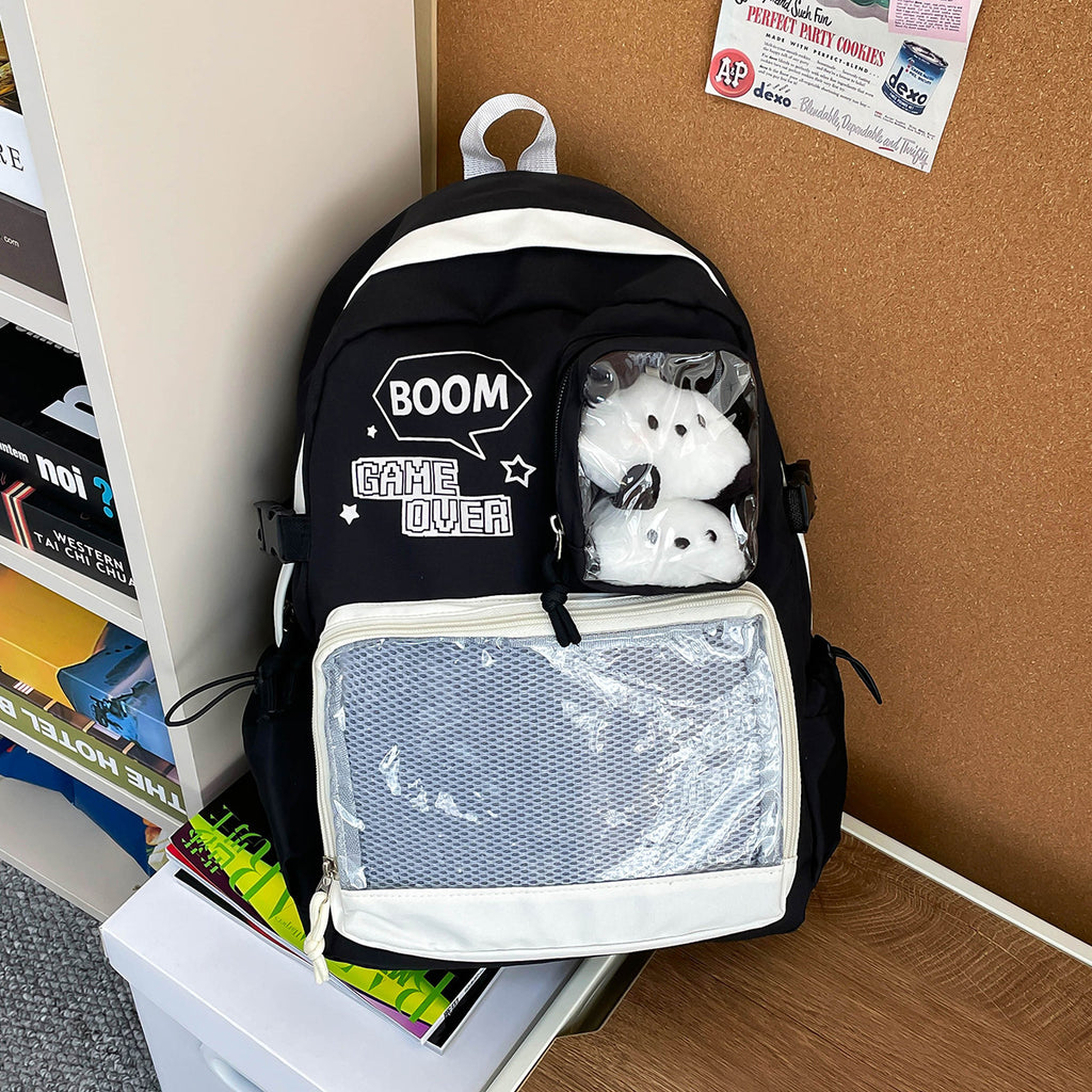 Playful Graphic School Backpack