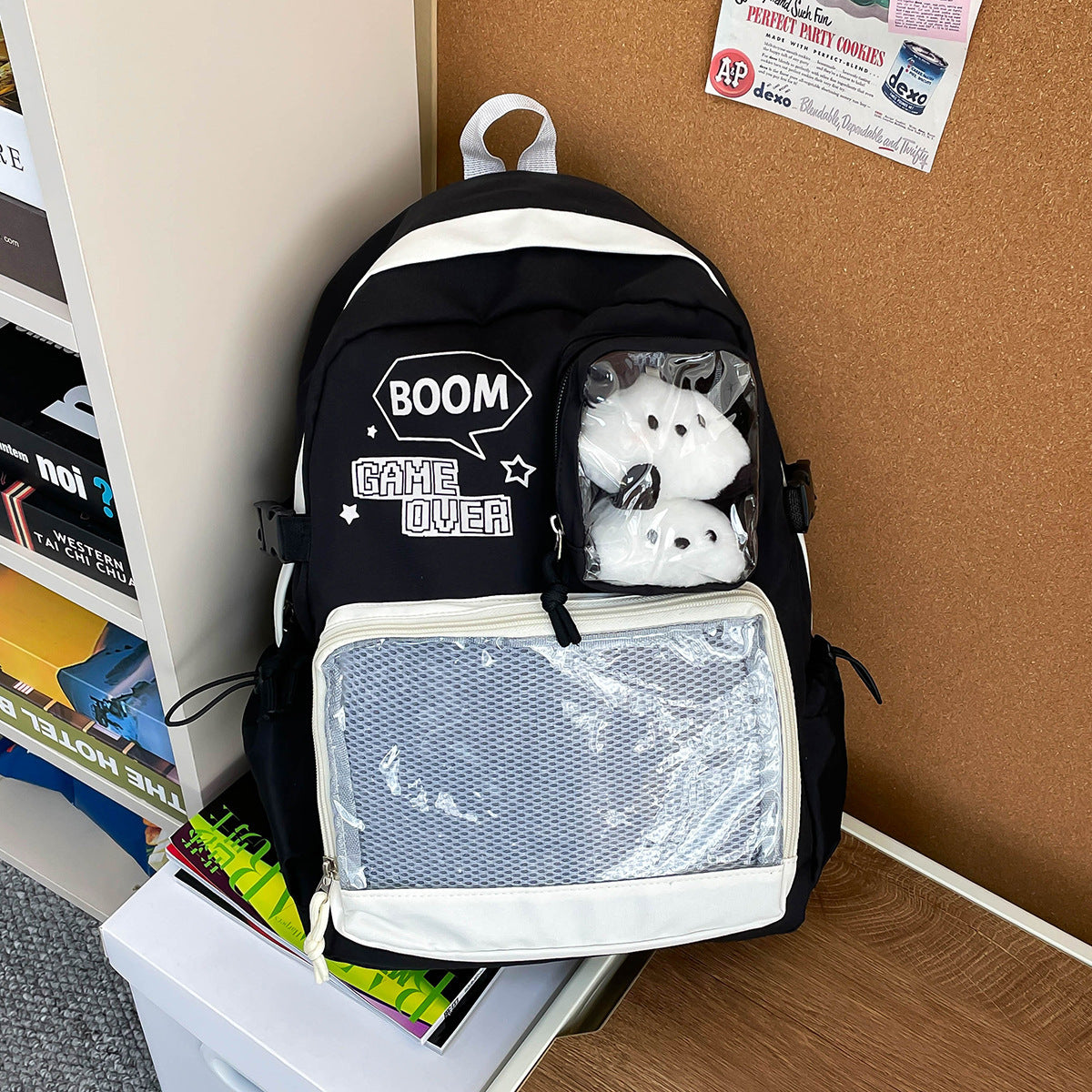 Playful Graphic School Backpack